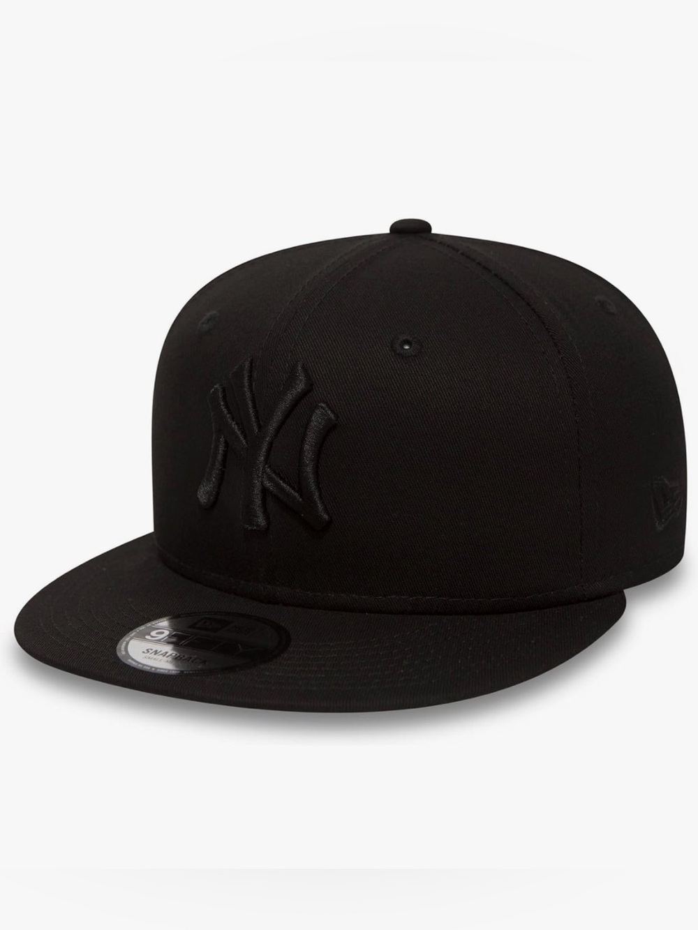 New Era All-Black NY Snapback Cap